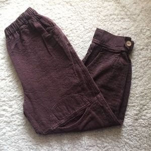 Vintage Purple Patterned Joggers